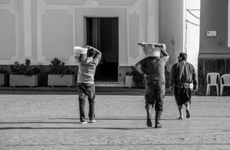 Giuseppe di Martino "uomini al lavoro"